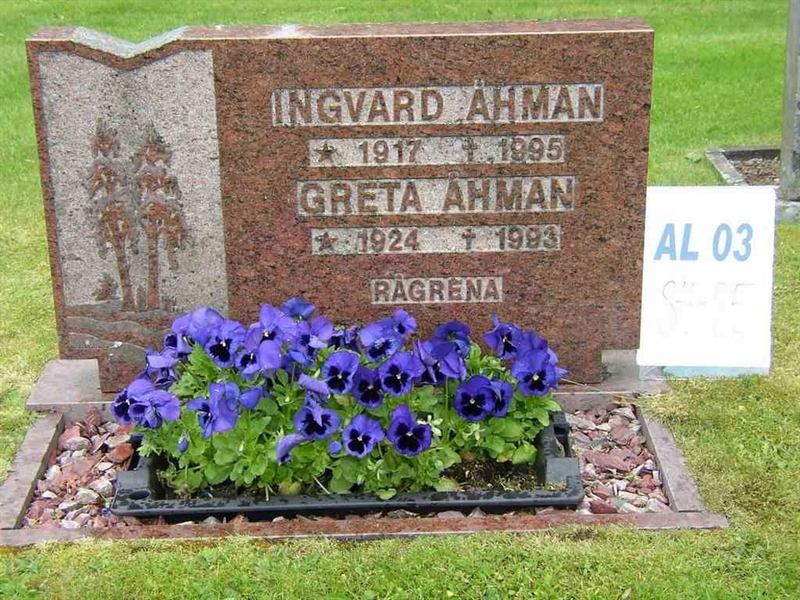 Grave number: AL 4   185-186