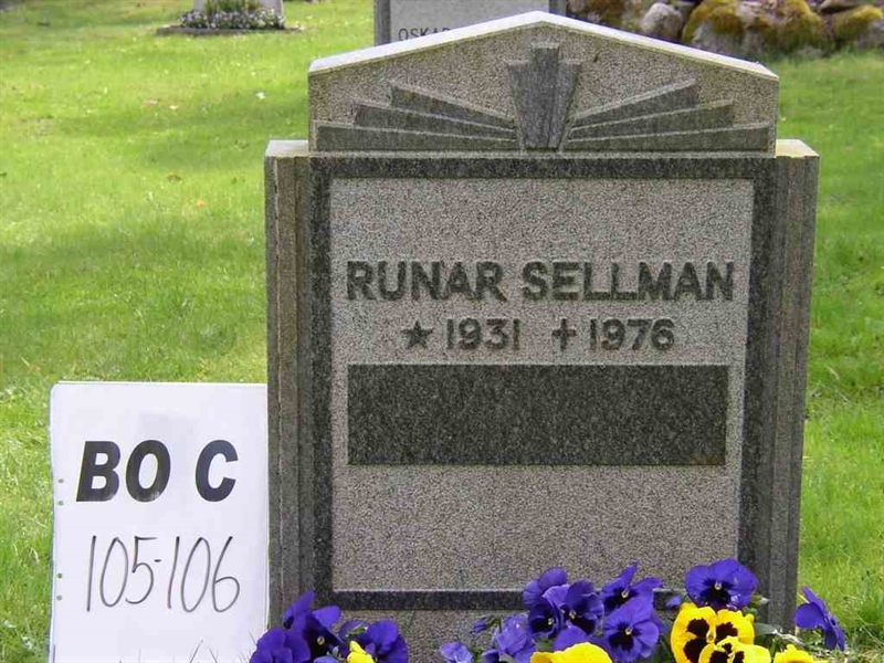 Grave number: BO C   105-106