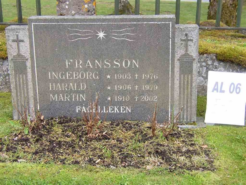 Grave number: AL 1   150-151