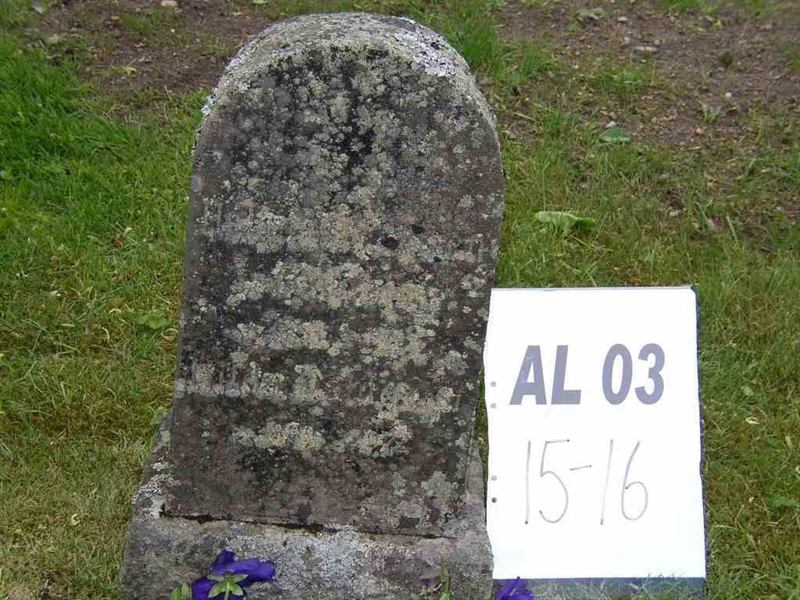 Grave number: AL 4   116-117