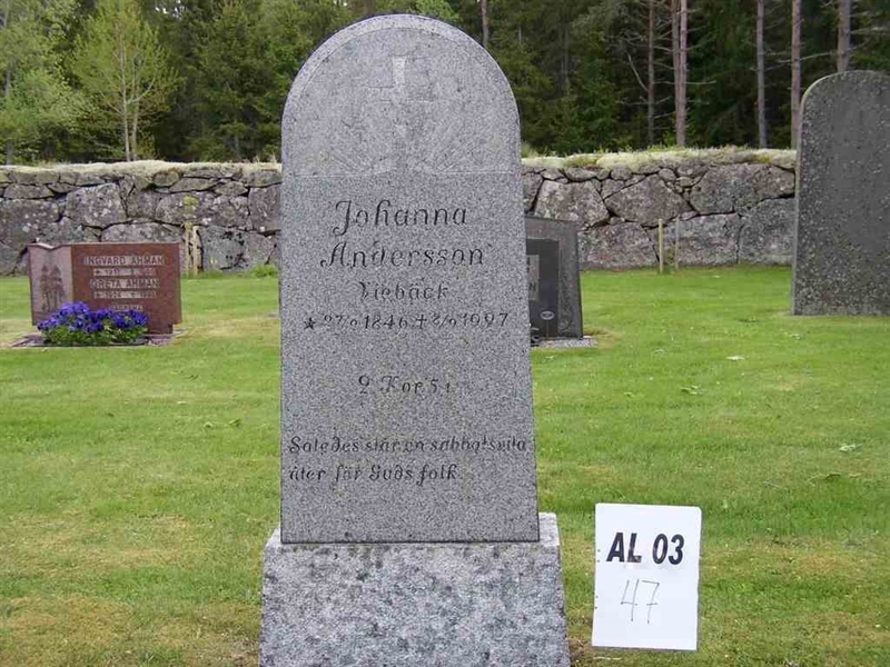 Grave number: AL 4   147-148