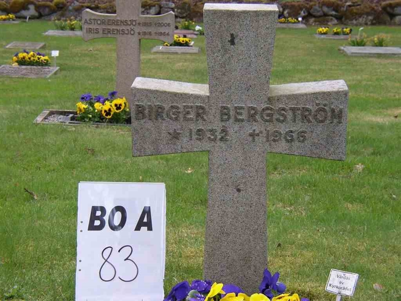 Gravnummer: BO A 83