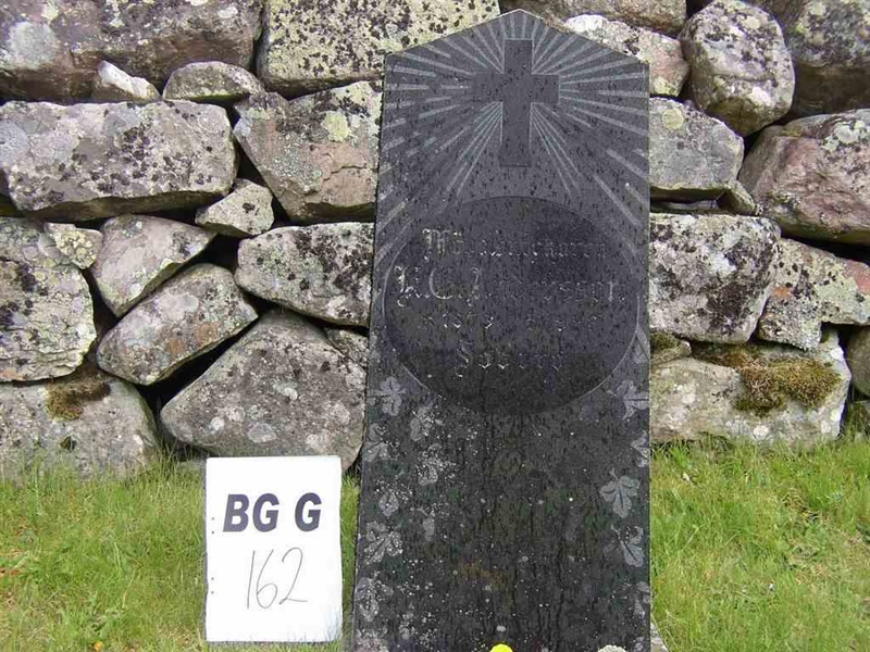 Grave number: Br G   162