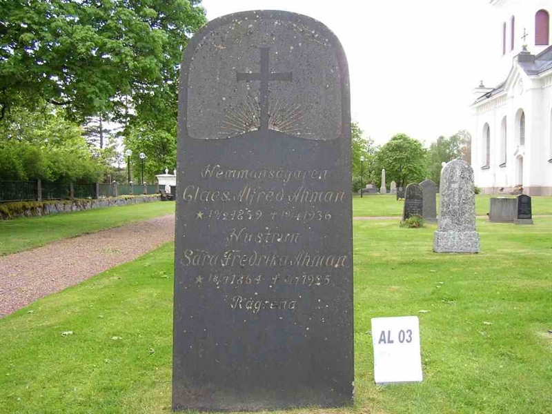 Grave number: AL 4   191-192