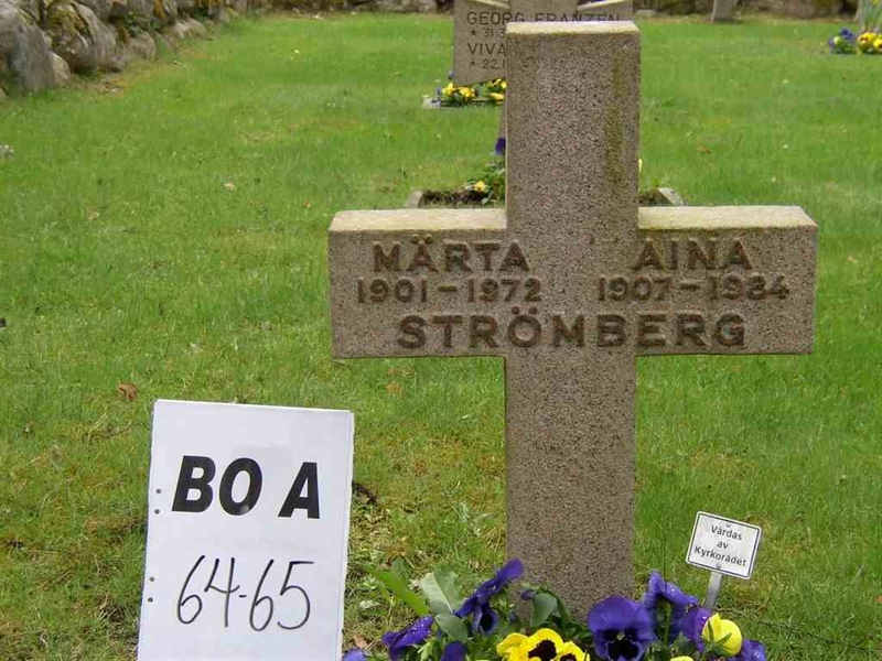 Hautatunnus: BO A 64-65