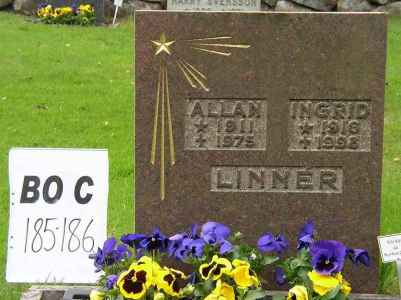 Grave number: BO C   185-186