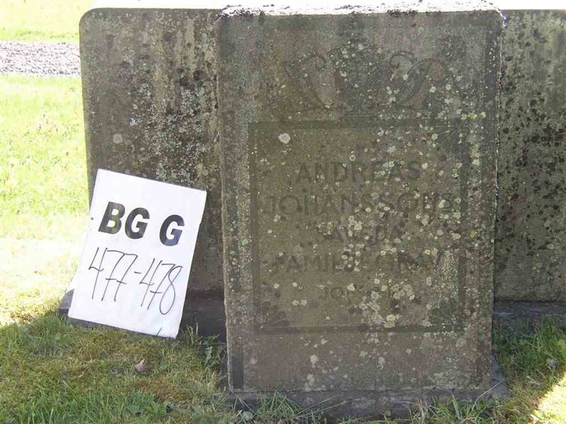 Grave number: Br G   477-478