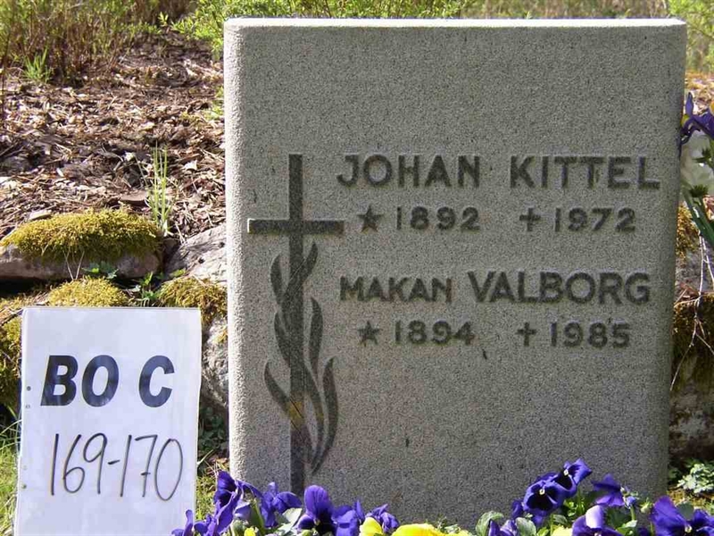 Hautatunnus: BO C   169-170