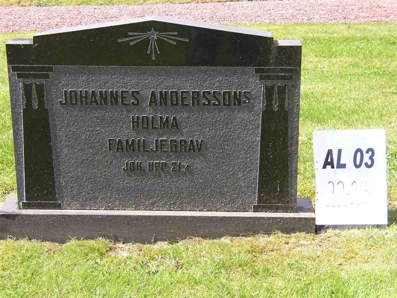 Grave number: AL 4   123-124