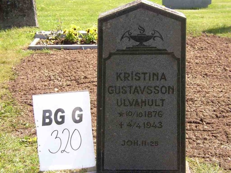 Grave number: Br G   320