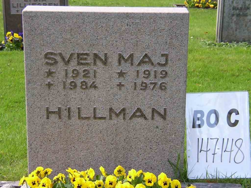 Grave number: BO C 147-148