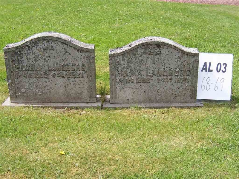 Grave number: AL 4   169-170