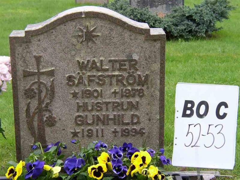 Grave number: BO C    52-53