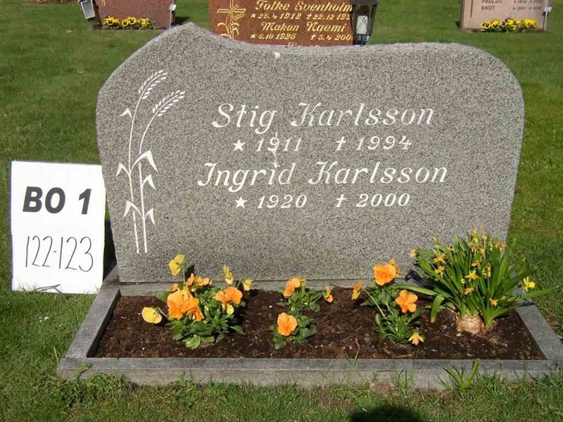 Hautatunnus: BO 1   122-123