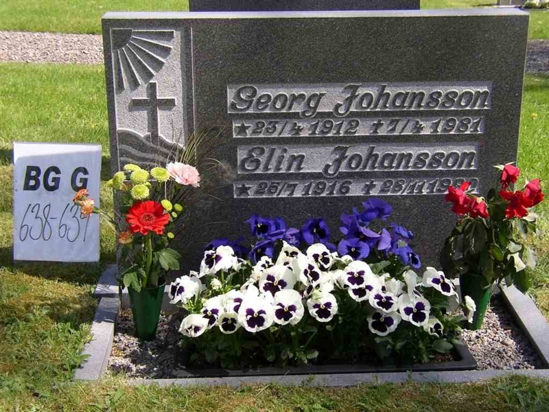 Gravnummer: Br G   638-639