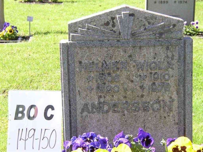 Grave number: BO C   149-150