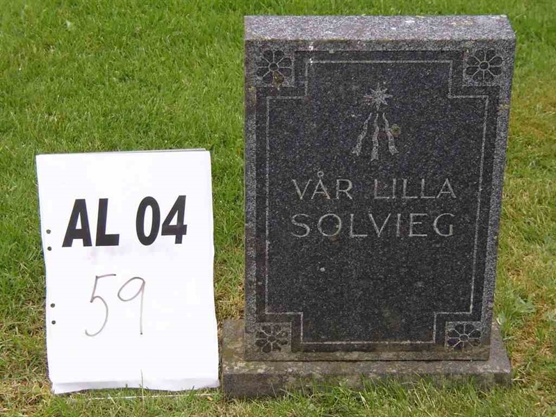 Grave number: AL 4    59