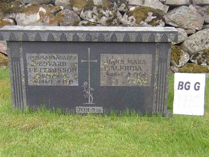 Grave number: Br G   141-142