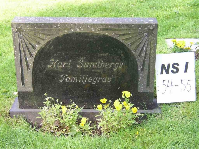 Grave number: NS I    54-55