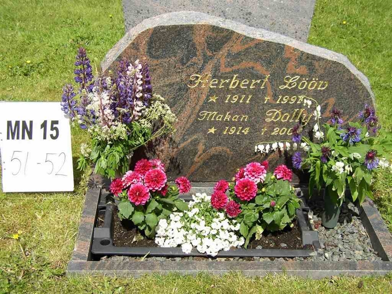 Grave number: M N 15    51-52