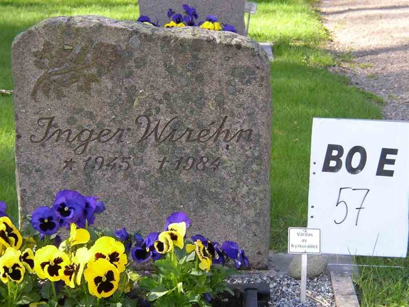 Grave number: BO E    57