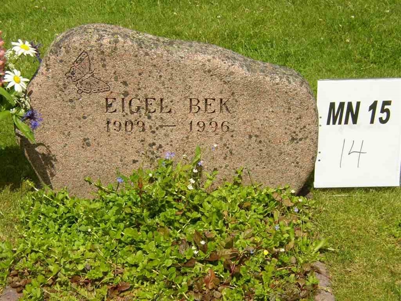 Grave number: M N 15    14