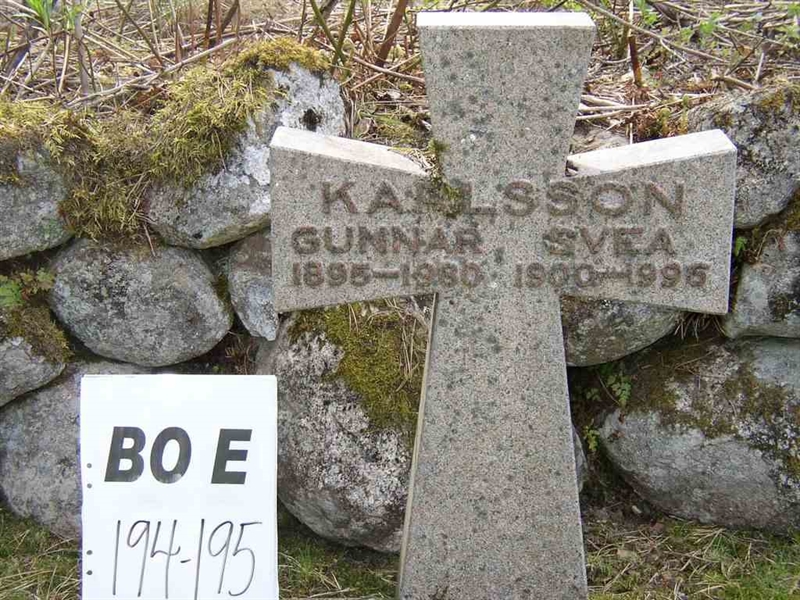 Grave number: BO E 194-195