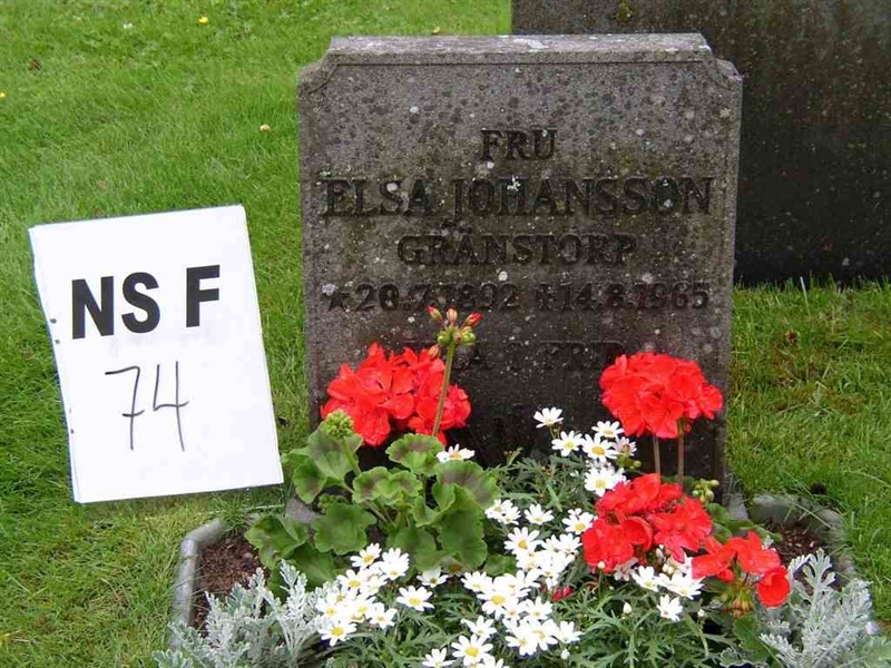 Hautatunnus: NS F    74