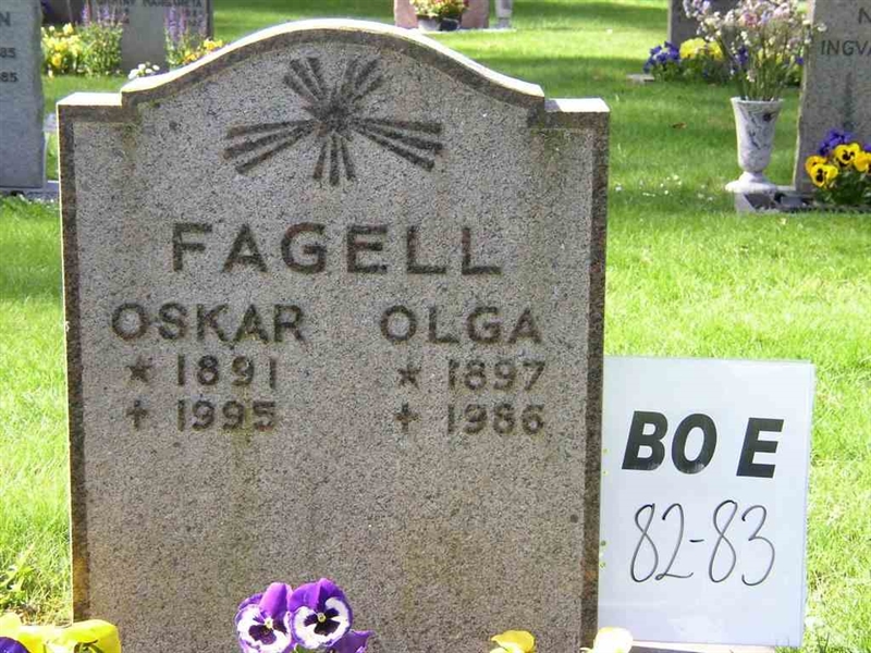 Grave number: BO E    82-83