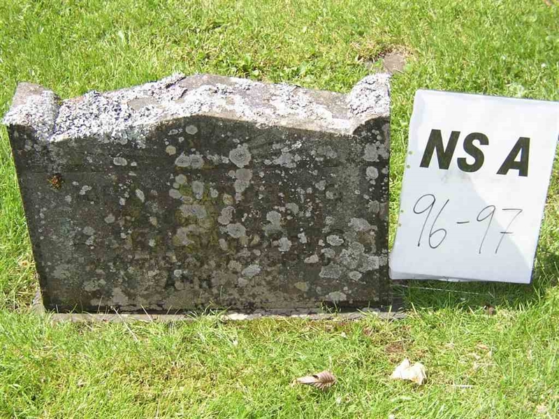 Grave number: NS A    96-97