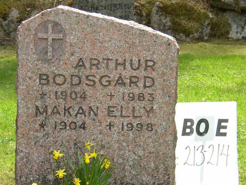 Grave number: BO E   213-214