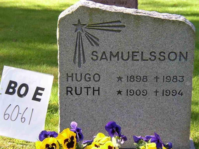 Grave number: BO E 60-61