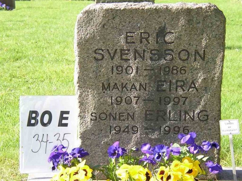 Grave number: BO E    34-35