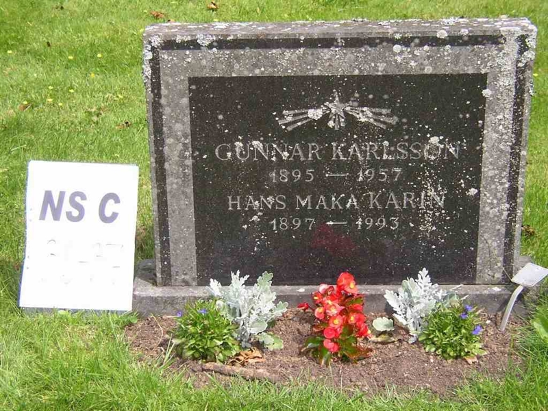 Grave number: NS C    36-37
