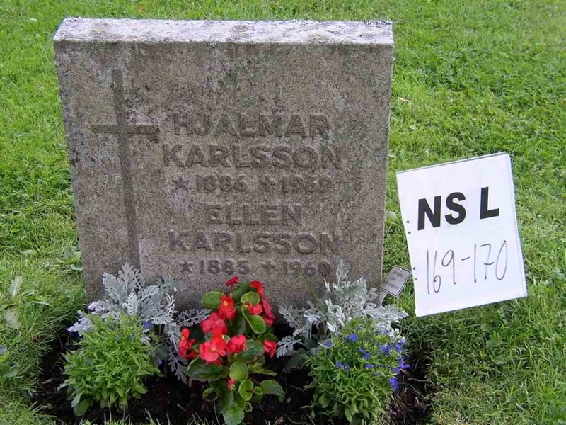 Hautatunnus: NS L 169-170