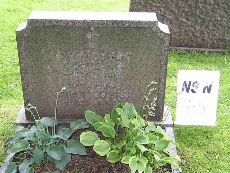 Grave number: NS N     4-5