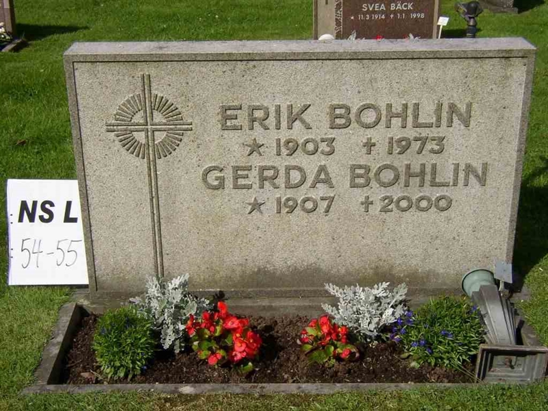 Grave number: NS L    54-55