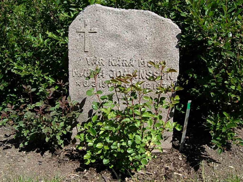 Grave number: A K   150