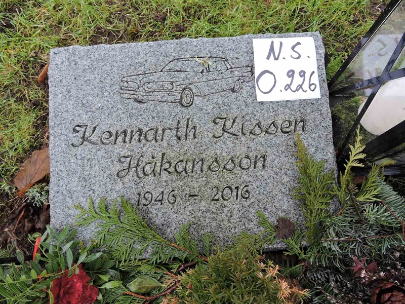 Gravnummer: NS O   226