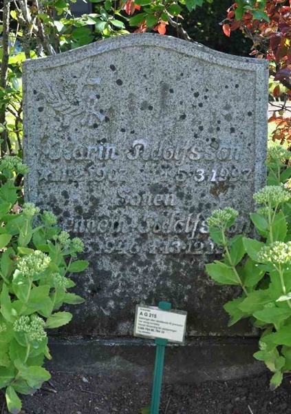 Grave number: A G   286