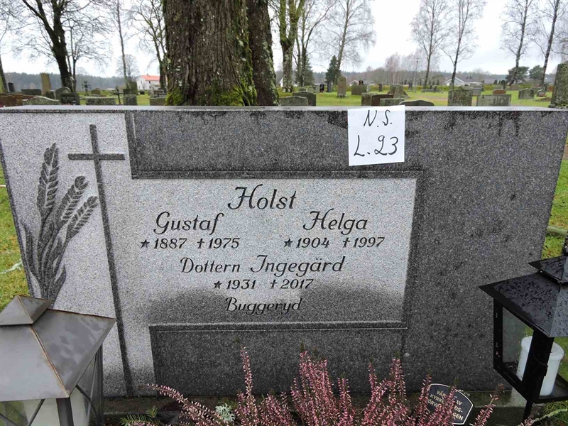 Grave number: NS L    22-23