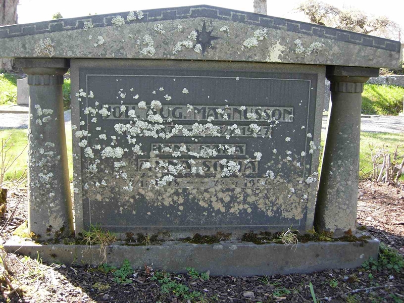 Grave number: A J 86-87