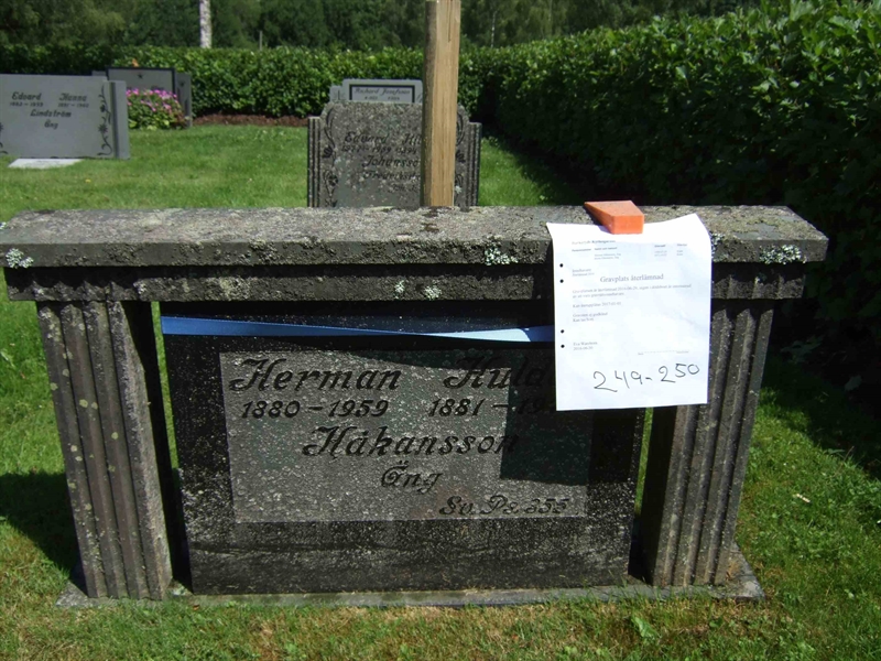 Grave number: B N B 95-96