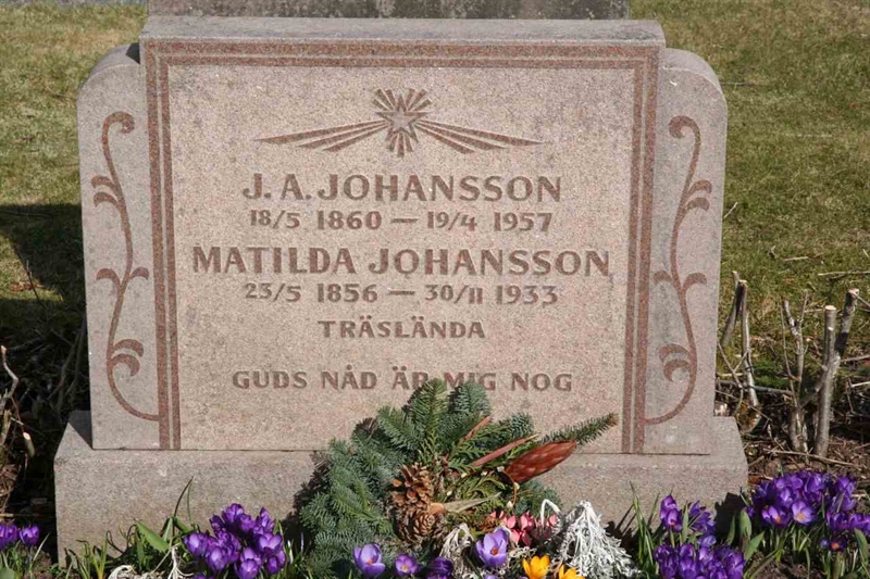 Grave number: A K 74-75