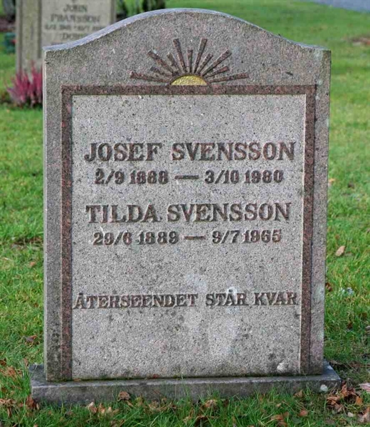 Grave number: S 26D D    17-18