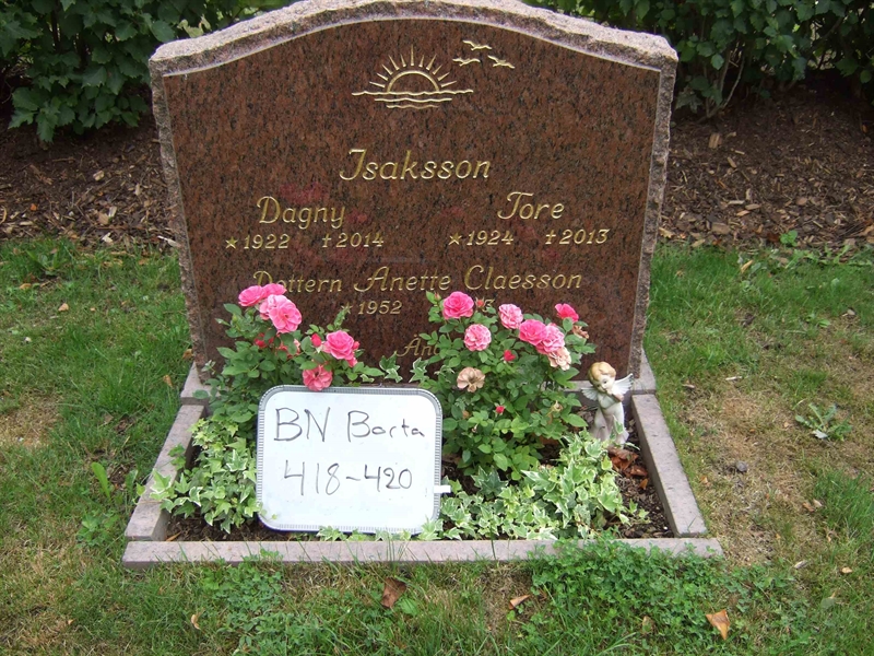 Grave number: B N C   124-126