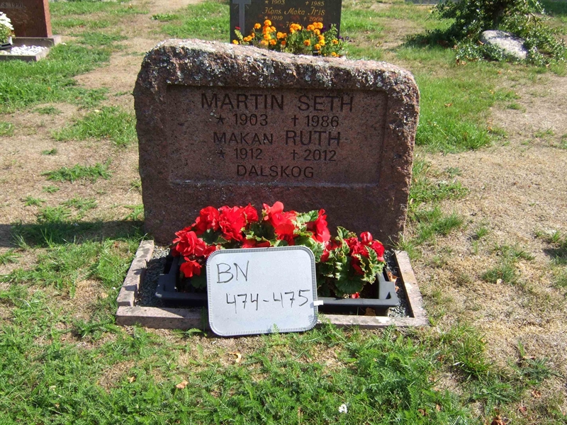 Gravnummer: B N F   138-139