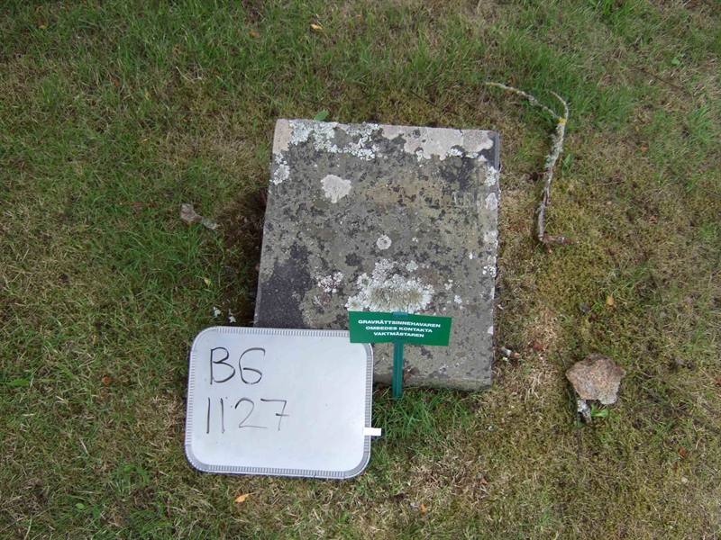 Grave number: B G A   129