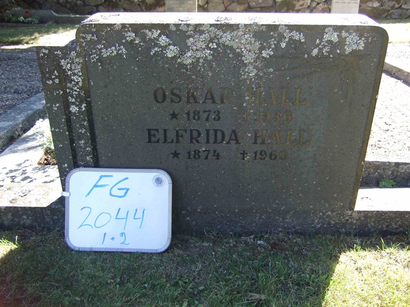 Grave number: F G A   199-200