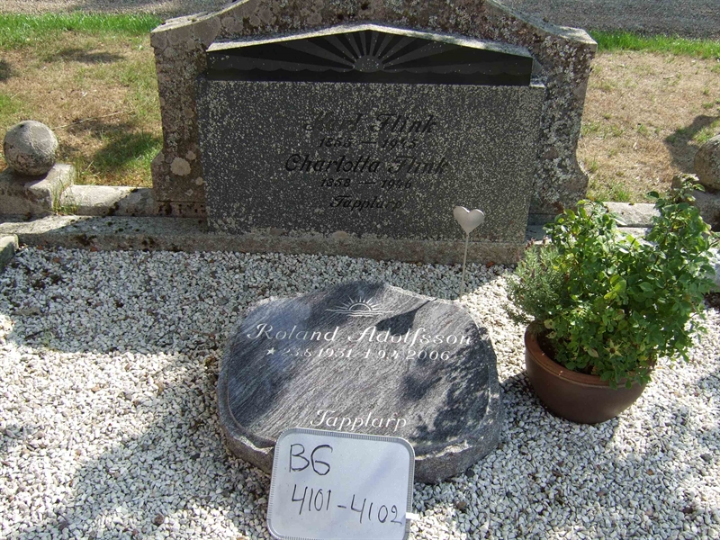 Gravnummer: B G D   115-116